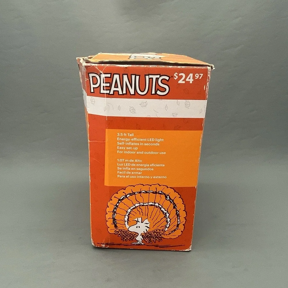 Gemmy Inflatables‎ Holiday G08 70445 Air Blown Snoopy As Scarecrow Peanuts NIB